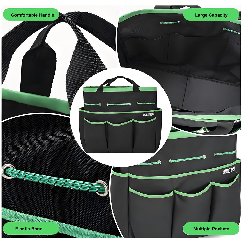 Complete 8-Piece Garden Tool Set with Carry Bag – Stainless Steel & Aluminum Tools for Digging, Pruning, Planting, and Weeding