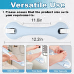 Shower Foot Rest for Wall, Shower Pedicure Foot Stool for Shaving Legs Bathroom Stool with Powerful Suction Cups Foot Stand for Inside Shower Suitable for Small Shower Spaces