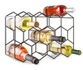 14 Bottle Freestanding Modern Metal Countertop Wine Rack Countertop