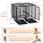 52 XXXL Heavy Duty Dog Cage Large Breed Kennel on Wheels