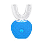 U-Shaped Automatic Ultrasonic Electric Toothbrush - 360 Deep Cleaning & Whitening, Rechargeable(blue)