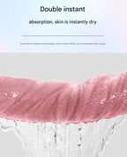 Grey Premium 3-Piece 100% Cotton Towel Set - Ultra Soft, Absorbent & Quick-Dry for Bathroom