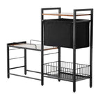 VEVOR Pet Feeding Station with Storage Dog Food & Toy Organizer Raised Dog Bowls